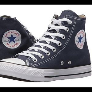 Navy High Top Converse